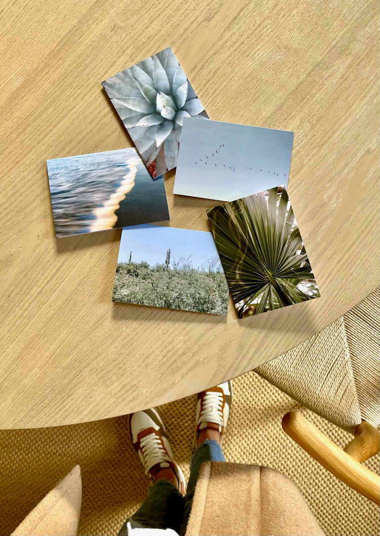Greeting Cards from A Print Shop by Amanda Anderson make the perfect gift. With a blank interior and gorgeous photographs on the front, you can add your own personalized message inside for a custom card.