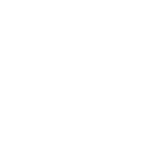 Dwell logo in white